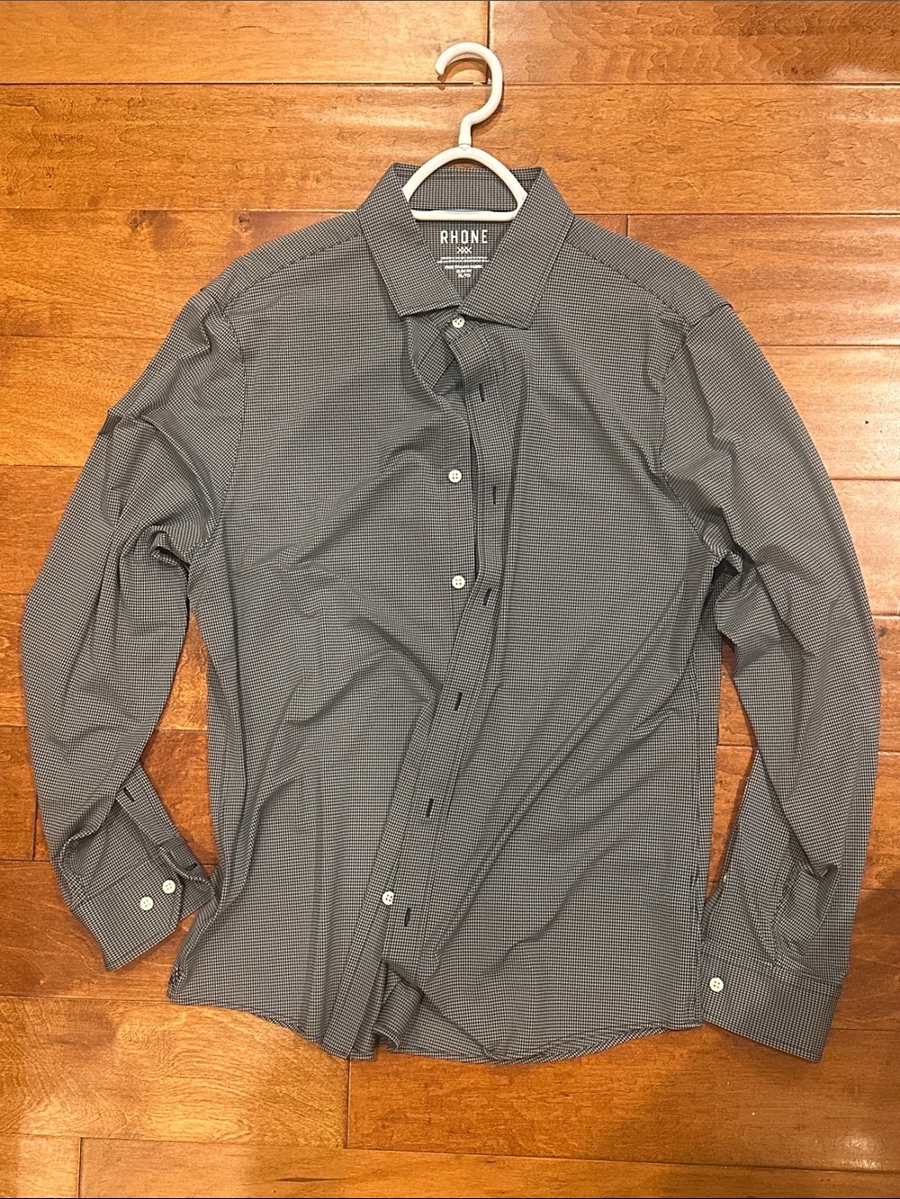 Rhone Men's Long-Sleeve Button-Up performance Dress Shirt size xl